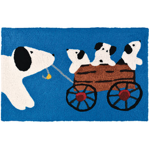 Puppy Ride Jellybean Washable Accent Rug 20"x30"