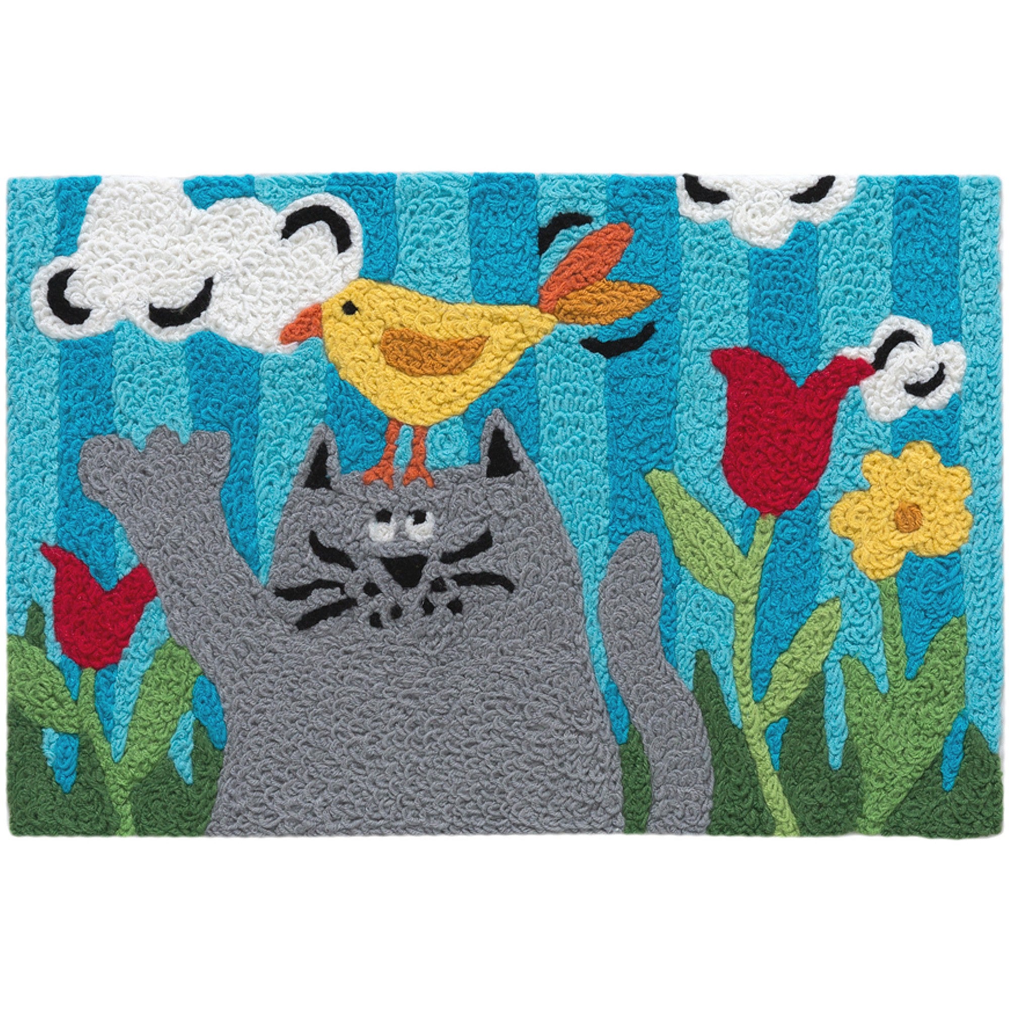 Odd Couple Jellybean Accent Washable Rug 20" x 30"