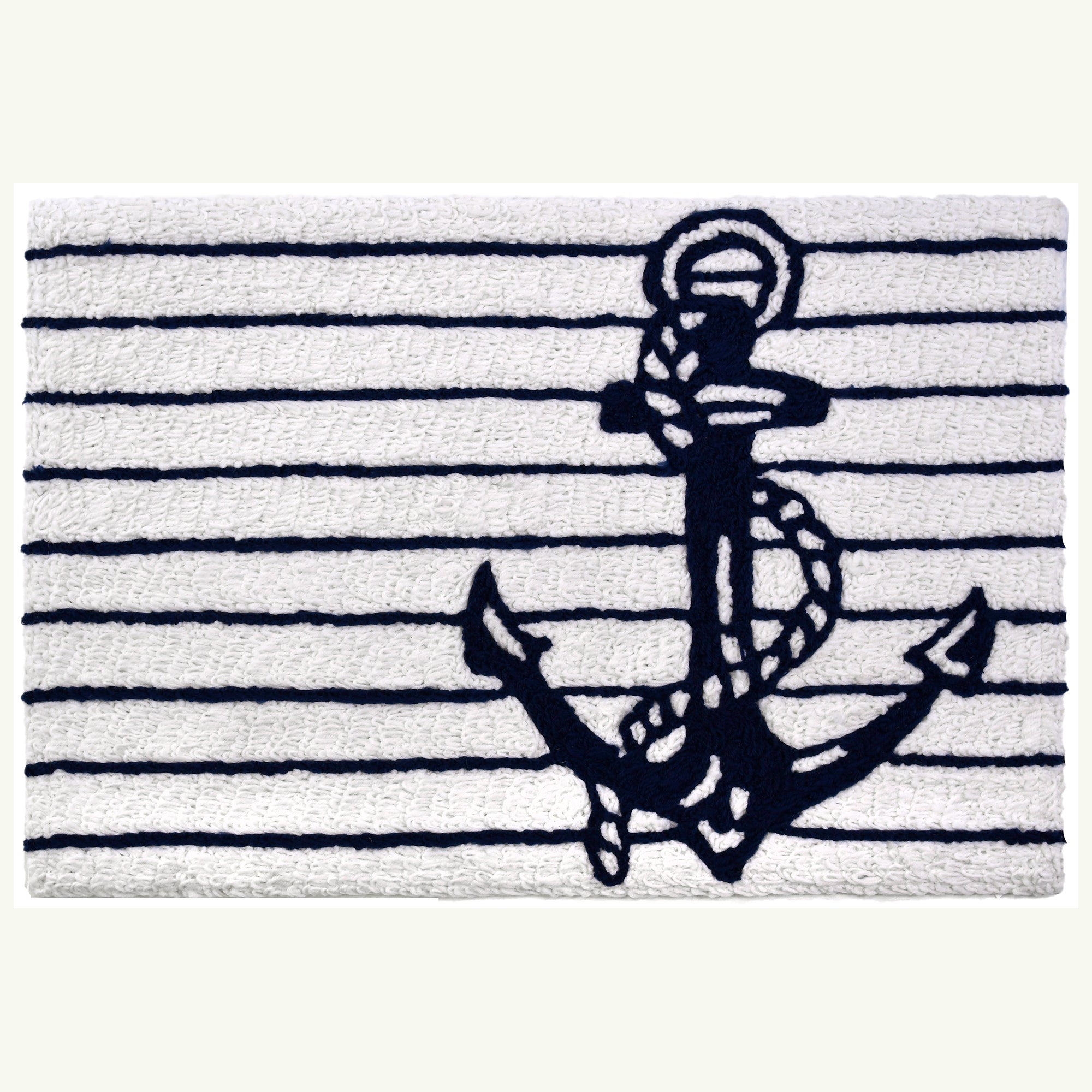 Ship's Anchor Jellybean Washable Accent Rug 20" x 30"