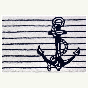 Ship's Anchor Jellybean Washable Accent Rug 20" x 30"