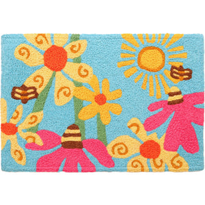 Jellybean Count Your Blossoms 20"x30" Washable Accent Rug