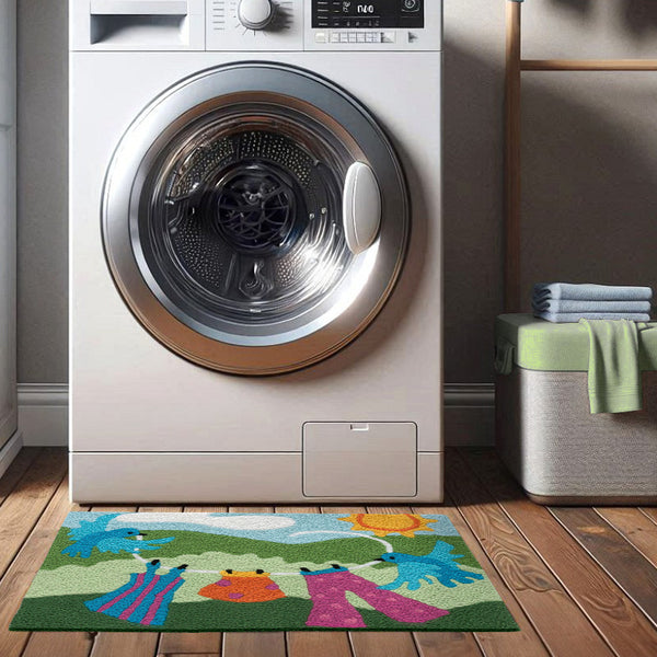 The Heist Jellybean Accent Washable Rug 20" x 30"