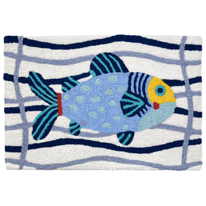 Fish Ropes Jellybean Accent Washable Rug 20" x 30"
