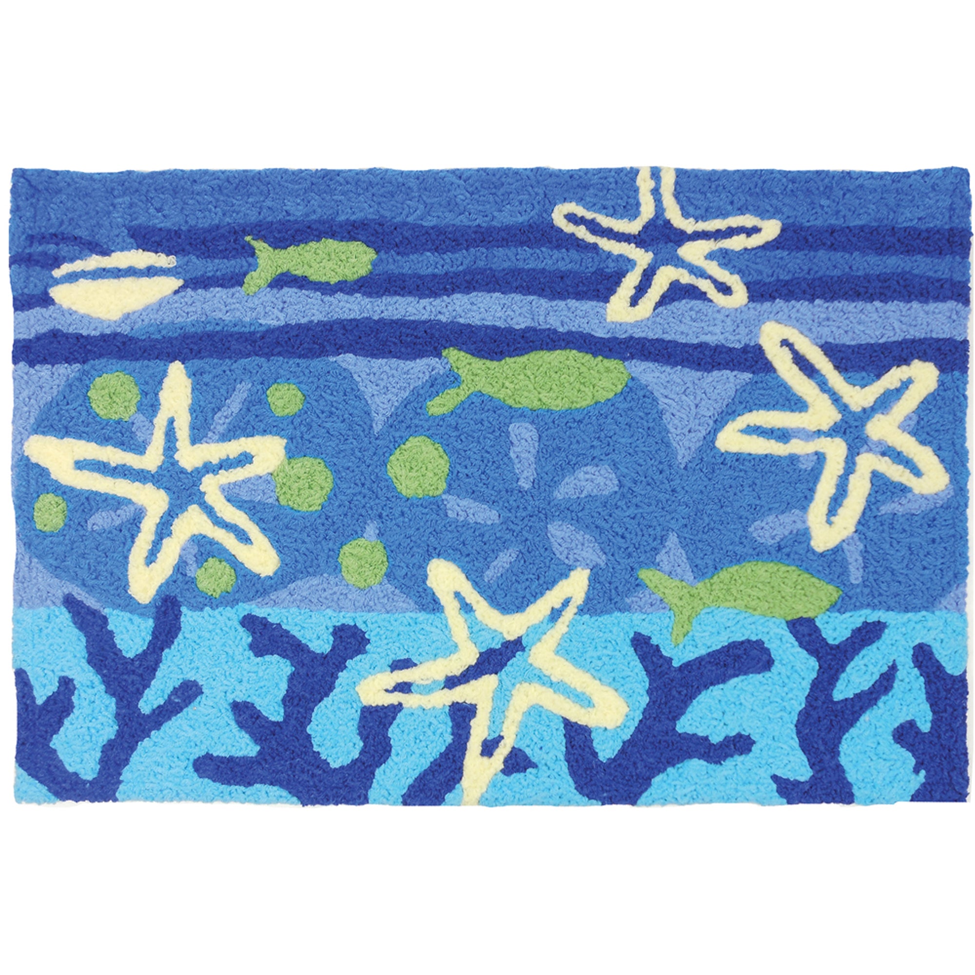 Ocean View  20" X 30" Jellybean Rug