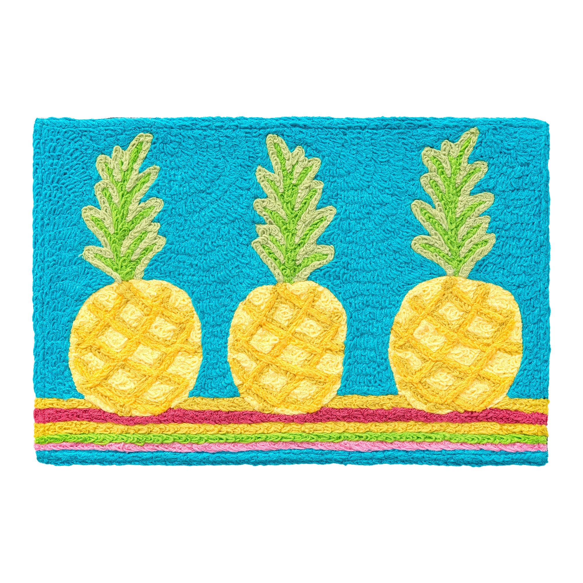 Pineapple Fiesta 20" X 30" Jellybean Rug