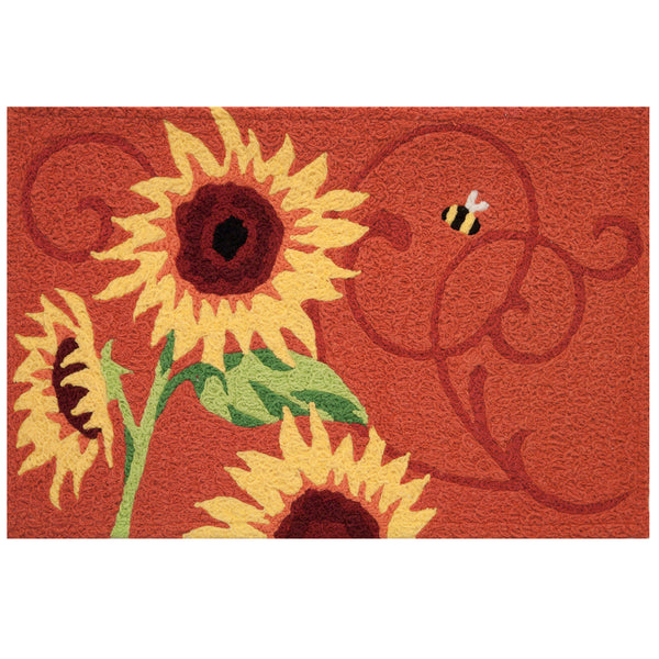 Sunflower Solstice  20" X 30" Jellybean Rug