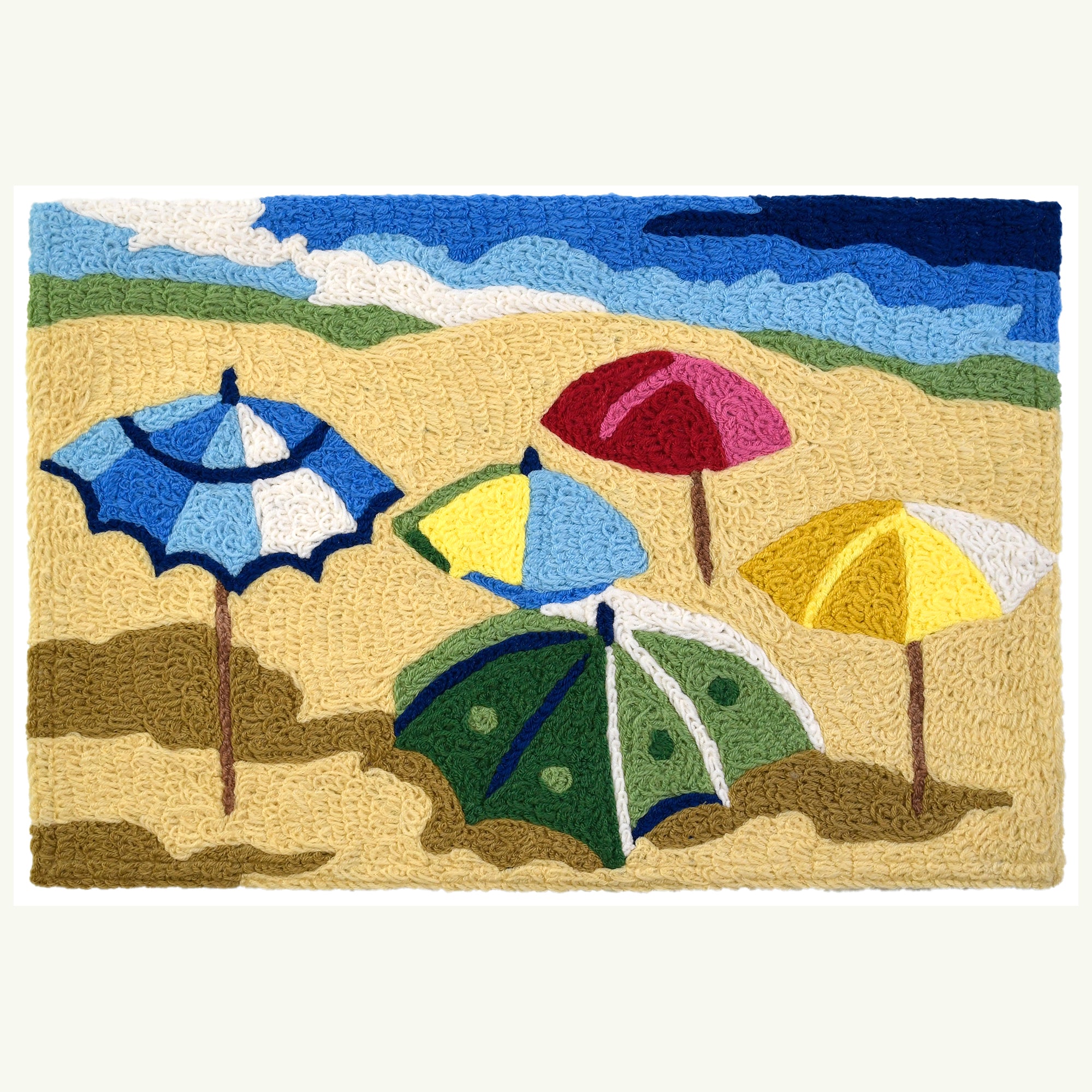 Water's Edge Umbrellas  20" X 30" Jellybean Rug