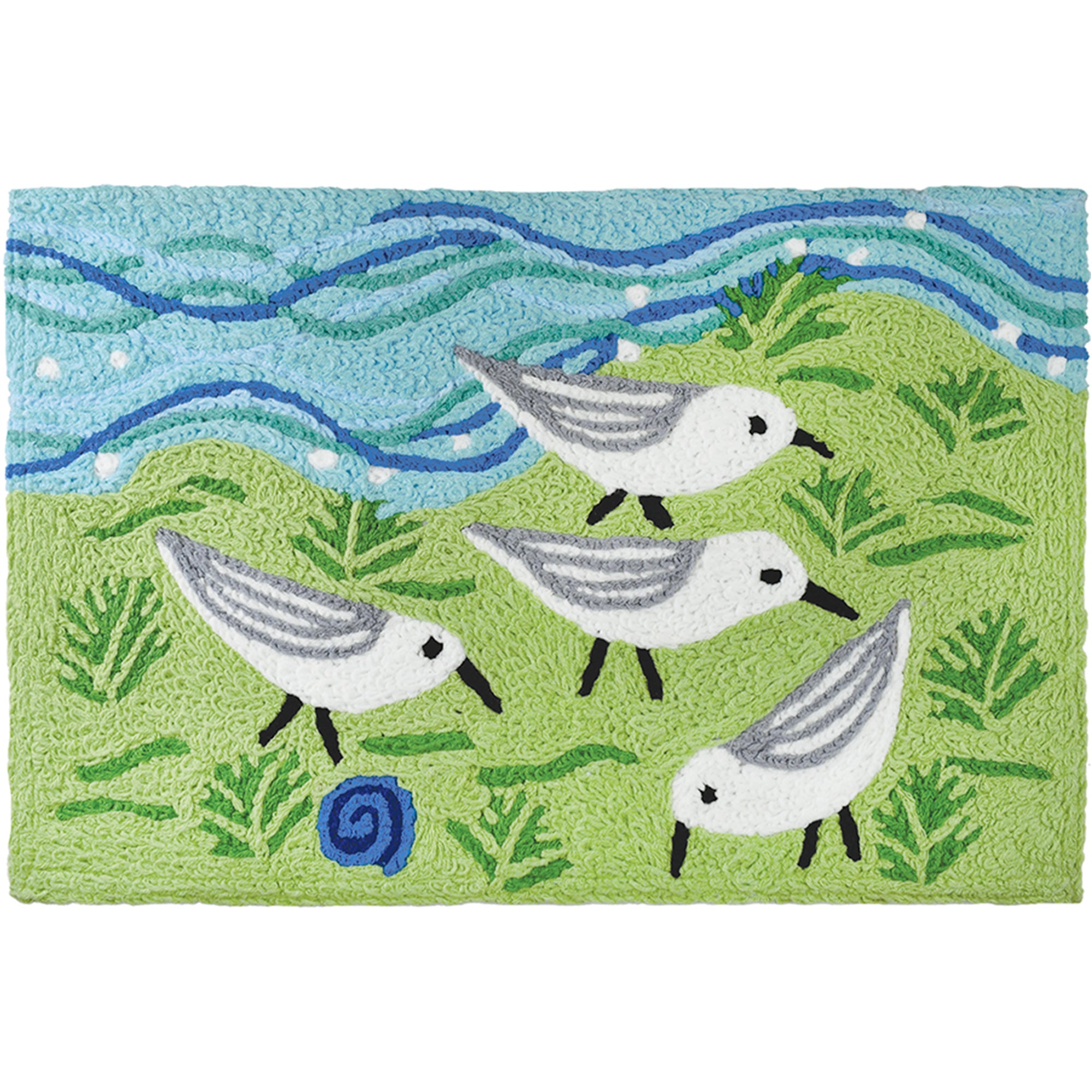 The Sandpiper Gang  20" X 30" Jellybean Rug