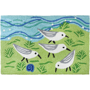 The Sandpiper Gang  20" X 30" Jellybean Rug