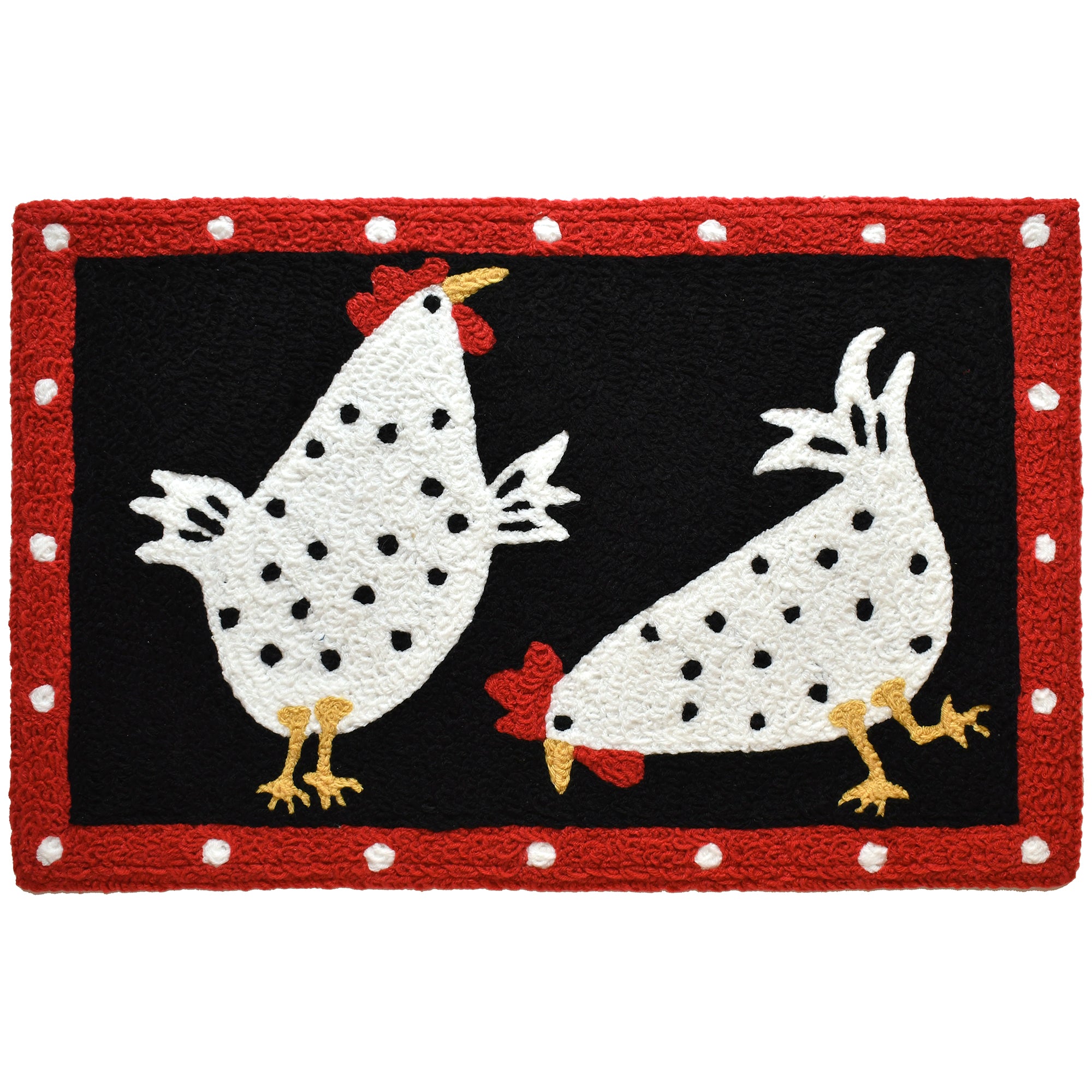 Cluck, Cluck Chicks  20" X 30" Jellybean Rug