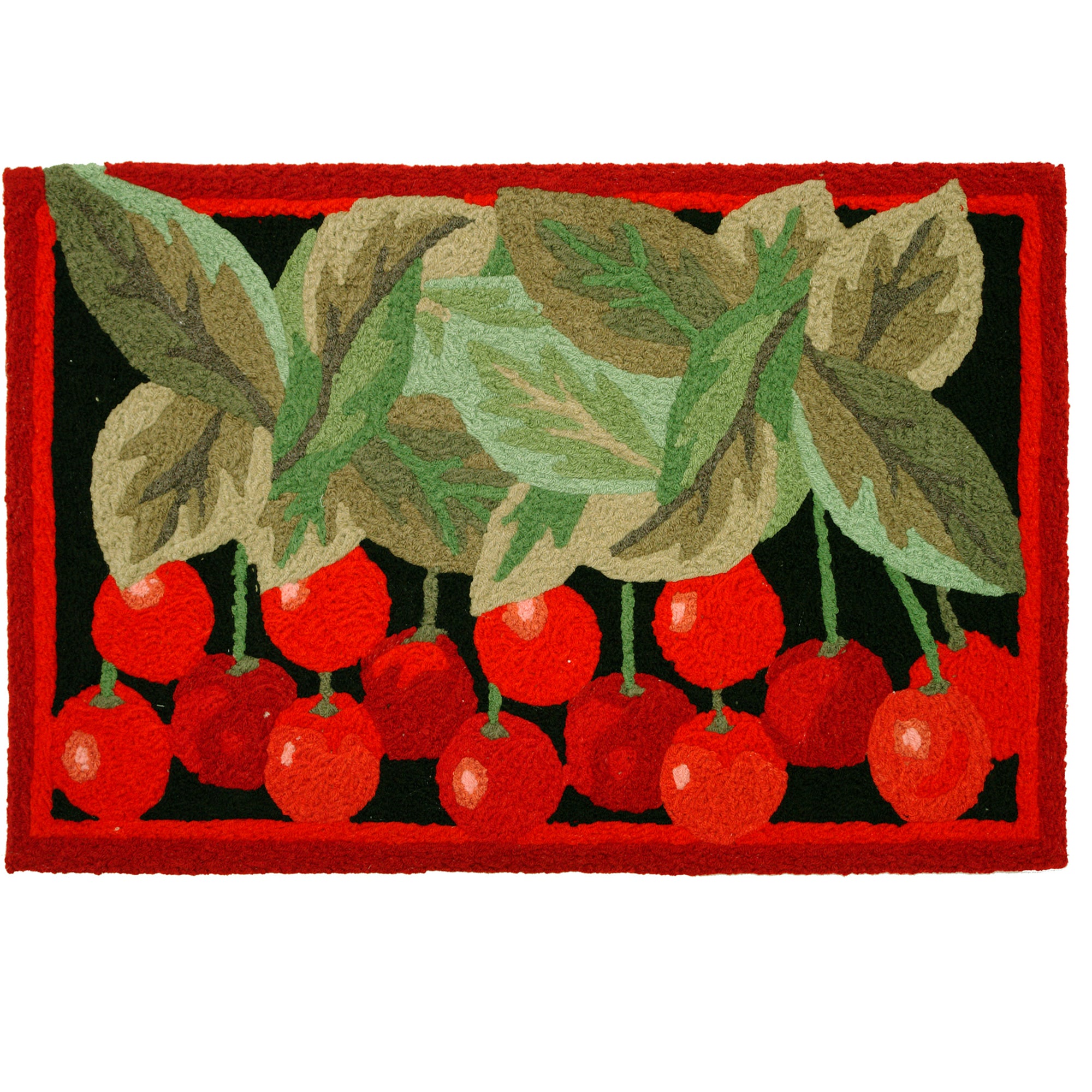 Wild Cherries  20" X 30" Jellybean Rug