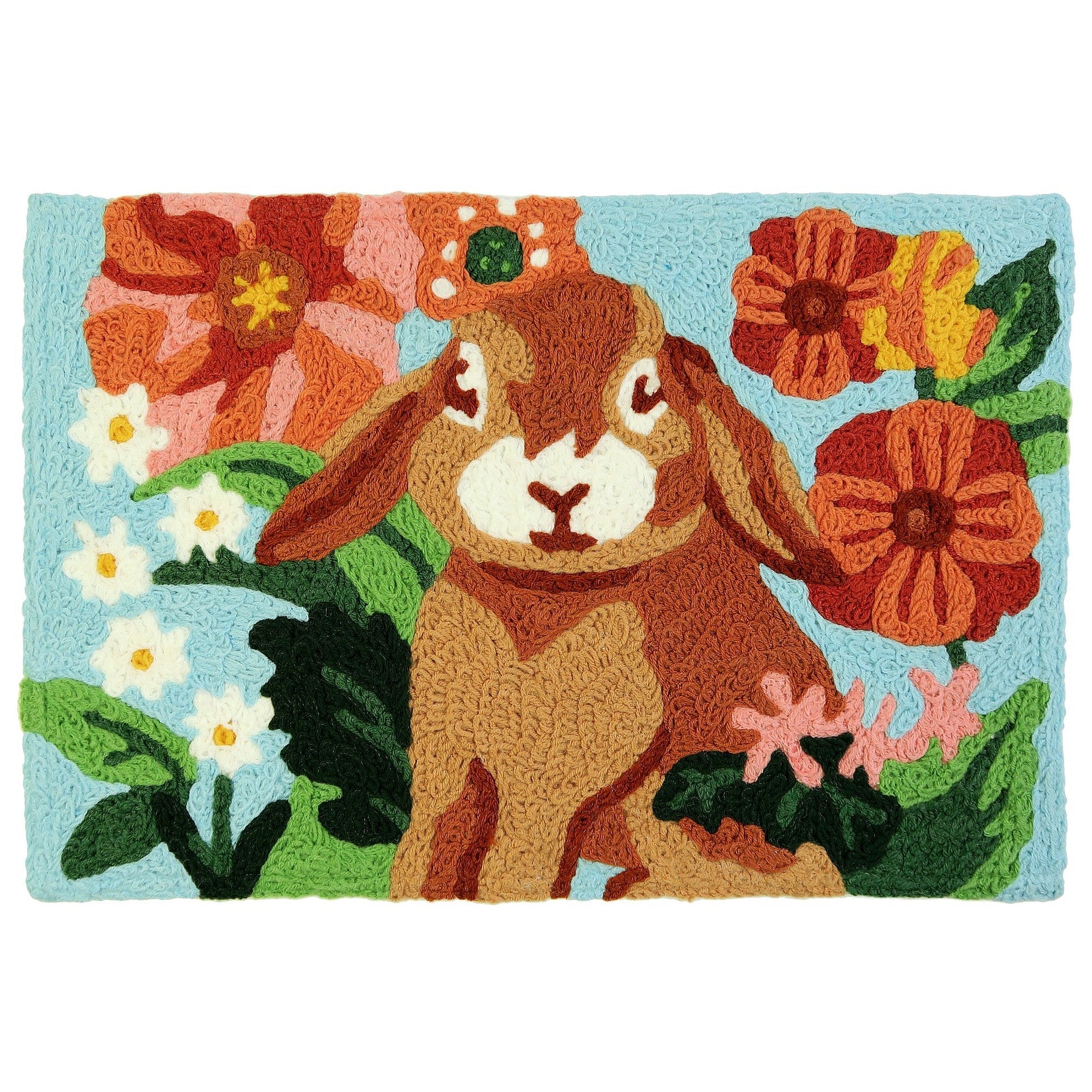 Jellybean Woof Woof 20x30 Washable Accent Rug