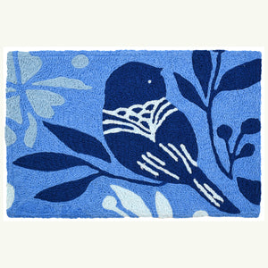 Bluest Bluebird 20" X 30" Jellybean Rug