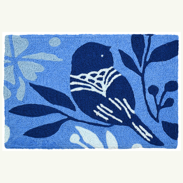 Bluest Bluebird 20" X 30" Jellybean Rug
