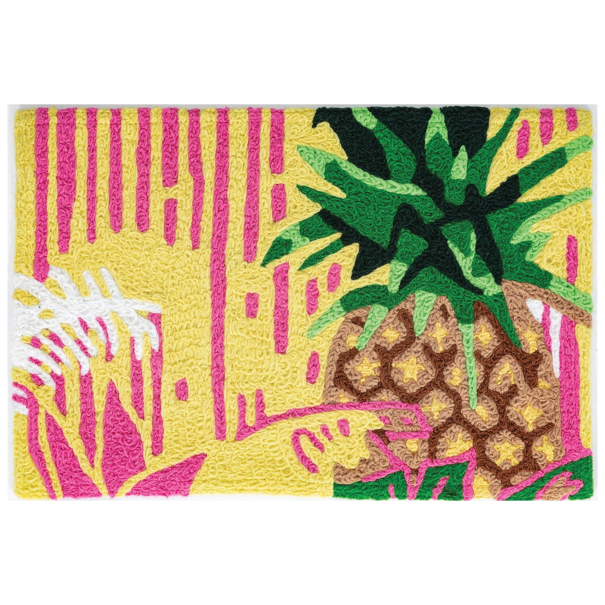 Colorful Pineapples Outdoor Door Mat 2' x 3