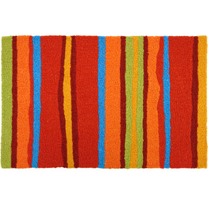 Fiesta Stripes  20" X 30" Jellybean Rug