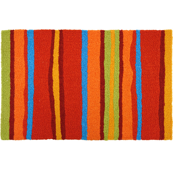Fiesta Stripes  20" X 30" Jellybean Rug