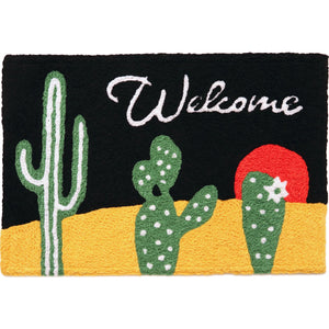 Jellybean Cactus Night Sky 20"x30" Washable Accent Rug