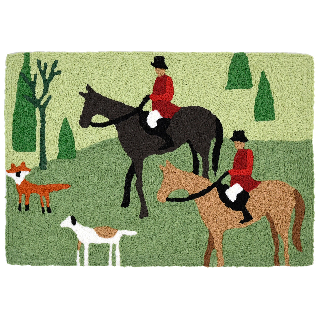 Jellybean 20 in. W x 30 in. L Multicolored Surfer Dude Dog Polyester Rug