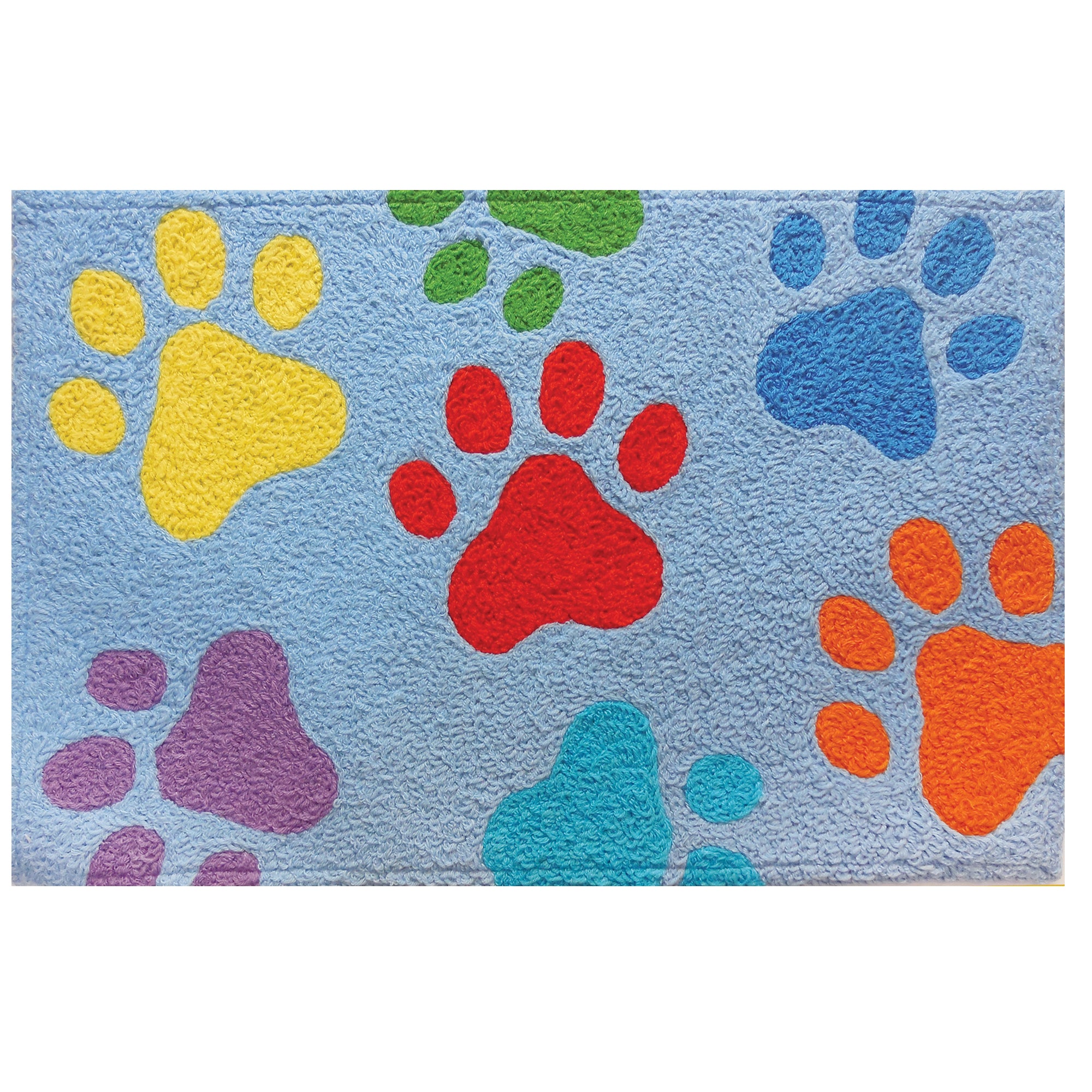 Jellybean Rug - Colorful Paws
