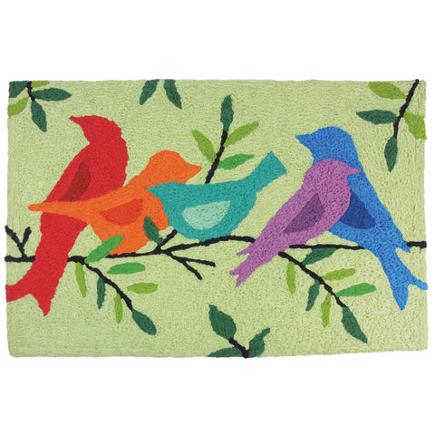 Morning Song Birds  20" X 30" Jellybean Rug